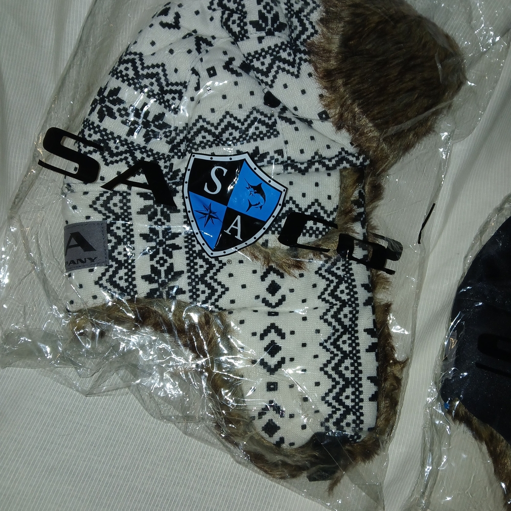 Winter Kids Hat - Black and White